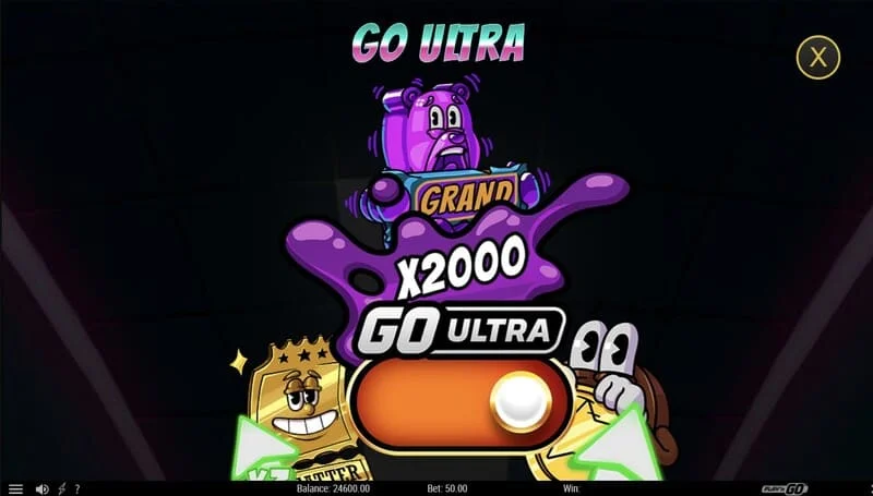 Treats of Terror II - modo GO Ultra ativado no painel inferior